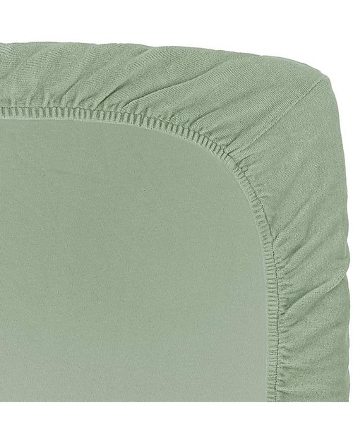 Numero 74 Fitted Changing Pad Cover 70x50 cm - Sage Green - Organic Cotton Changing Mats Accessories