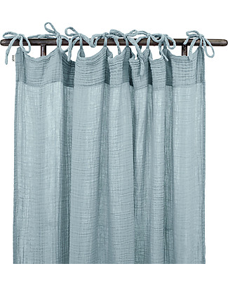 Numero 74 Flat Curtain 100x290 cm, Sweet Blue - 100% cotton Tepees & Tents