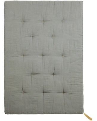 Numero 74 Futon 75x110 cm - Cotton - Silver Grey and Gold Embroidery Mattresses