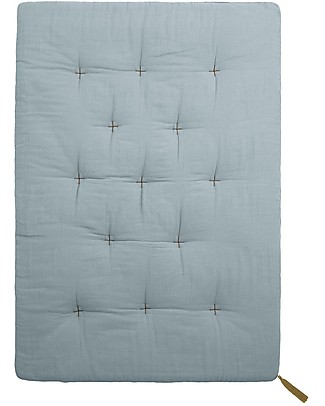 Numero 74 Futon 75x110 cm - Cotton - Sweet Blue and Gold Embroidery Mattresses