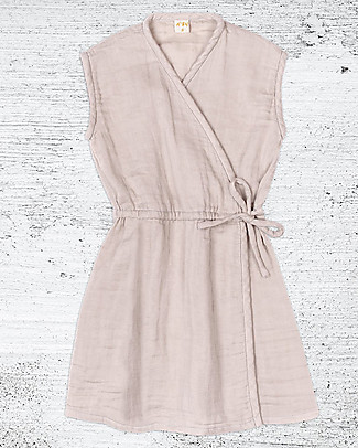 Numero 74 Girl Dress Grace (1-2 years) - Powder - 100% organic cotton Dresses_