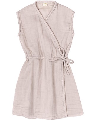 Numero 74 Girl Dress Grace (3-4 years) - Powder - 100% organic cotton Dresses