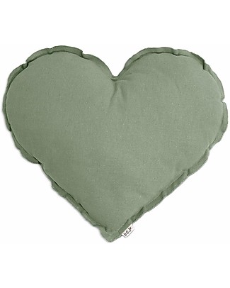 Numero 74 Heart Cushion Small - Sage Green Cushions