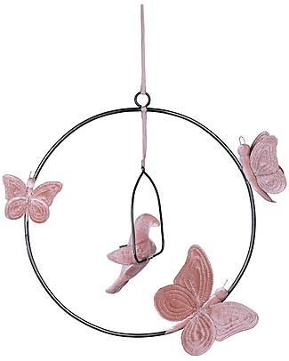 Numero 74 Home Decoration Bohemian Swing Mobile, Dusty Pink Room Decorations