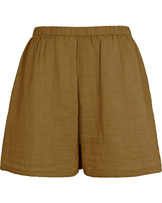 Numero 74 Josi Short Pants - Antique Bronze - 100% GOTS Organic Cotton Shorts
