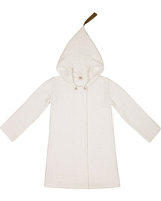 Numero 74 Joy Bathrobe Kid, Natural (3-5 years) - 100% cotone bio nido d'ape Towels And Flannels