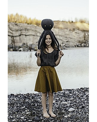 Numero 74 Julia Skirt Baby & Kid, Gold (3-4 years) - 100% organic cotton canvas Skirts
