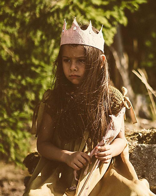 Numero 74 Lace Carolina Crown With Strass - Dusty Pink Dressing Up & Role Play