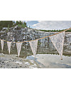Numero 74 Lace Flower Bunting Garland, White - 2,5m Wall Decorations