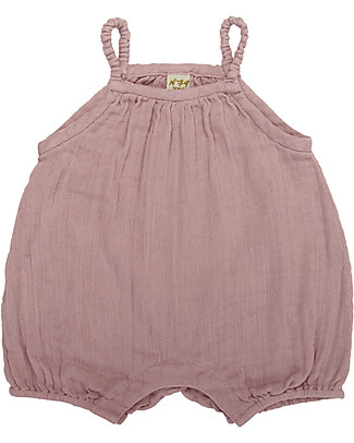 Numero 74 Lolita Romper Baby, Dusty Pink (9-12 months) - 100% organic cotton Short Rompers