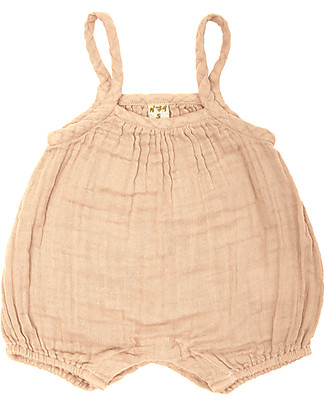 Numero 74 Lolita Romper Baby, Pale Peach (9-12 months) - 100% organic cotton Short Rompers