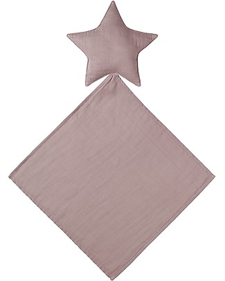 Numero 74 Lovely Star Doudou, Dusty Pink - Organic cotton Doudou & Comforters