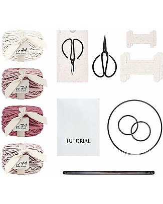 Numero 74 Macrame Kit Freedom, Spring Mix - All accessories and materials included! Art & Craft Kits