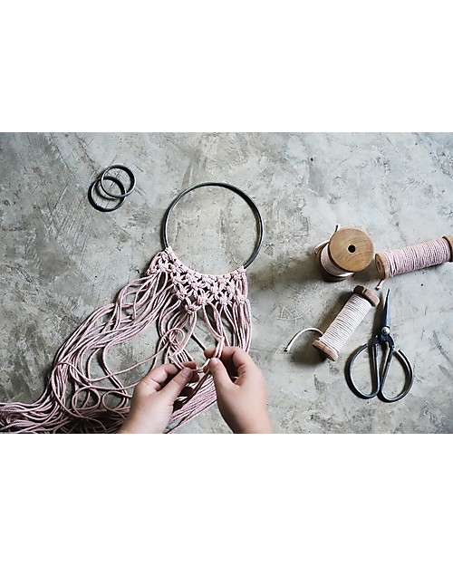 Numero 74 Macrame Kit Freedom, Whisper Mix - All accessories and materials included! Art & Craft Kits