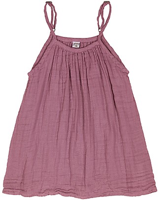 Numero 74 Mia Girl Dress, Baobab Rose (1-2 and 3-4 years) - Organic Cotton Muslin Dresses