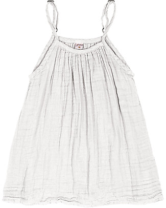 Numero 74 Mia Girl Dress - White - 100% Muslin Cotton Dresses_