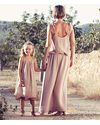Numero 74 Mia Mum Long Dress - Dusty Pink- Cotton Muslin Dresses_