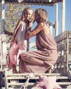 Numero 74 Mia Mum Long Dress - Dusty Pink- Cotton Muslin Dresses_