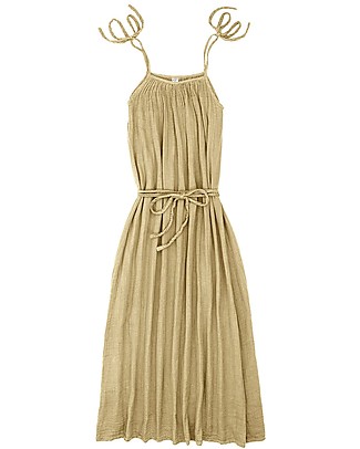 Numero 74 Mia Mum Long Dress - Mellow Yellow - Organic cotton Muslin Dresses