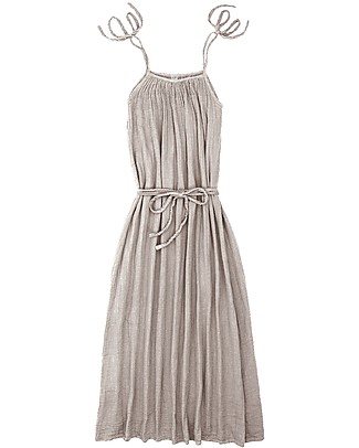 Numero 74 Mia Mum Long Dress - Powder - Cotton Muslin Dresses