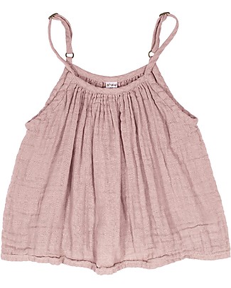 Numero 74 Mia Top Kid - Dusty Pink (1-2 and 3-4 years) - Cotton Muslin T-Shirts And Vests