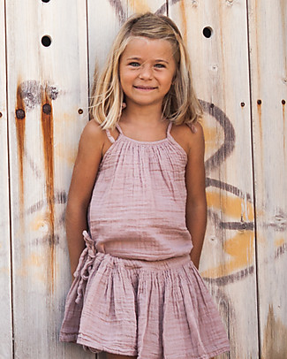 Numero 74 Mia Top Kid - Dusty Pink (1-2 and 3-4 years) - Cotton Muslin T-Shirts And Vests