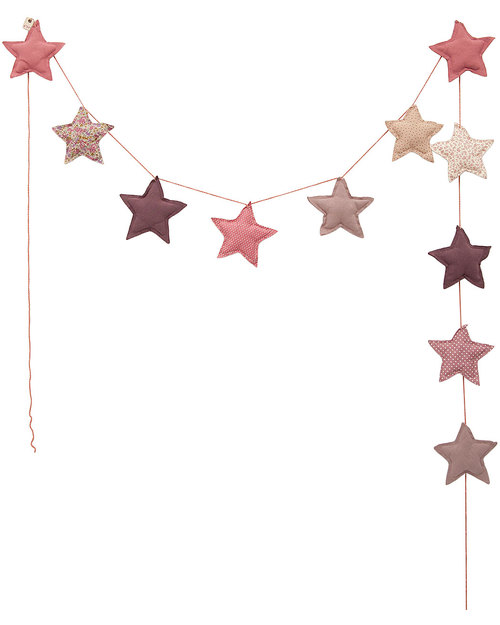 Numero 74 Mini Star Garland - Mix Pink - 2,5 m Wall Decorations