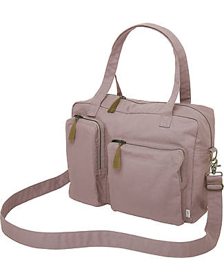 Numero 74 Multi Bag Cotton Velvet - Dusty Pink Diaper Changing Bags