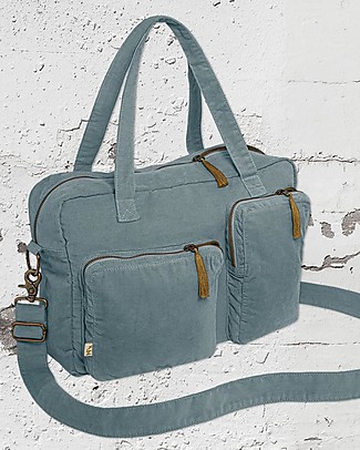 Numero 74 Multi Bag Cotton Velvet - Ice Blue Travel Bags