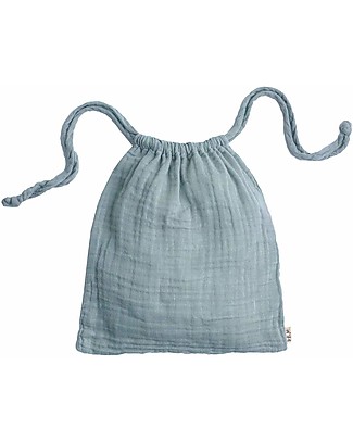 Numero 74 Nana Swaddle Bag - Sweet Blue - Gauze Cotton Kindergarten Backpacks