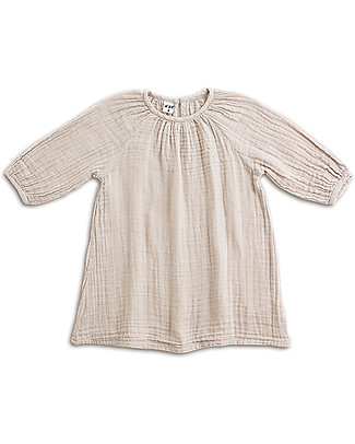 Numero 74 Nina Girl Dress, Powder (5-6 years) - Cotton Double Saloo Dresses_
