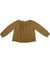 Numero 74 Nina Long Sleeve T-Shirt - Antique Bronze - 100% GOTS Organic Cotton Long Sleeves Tops