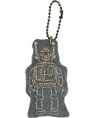 Numero 74 Robot Keychain - Ice Blue - Perfect Gift! Party Favours