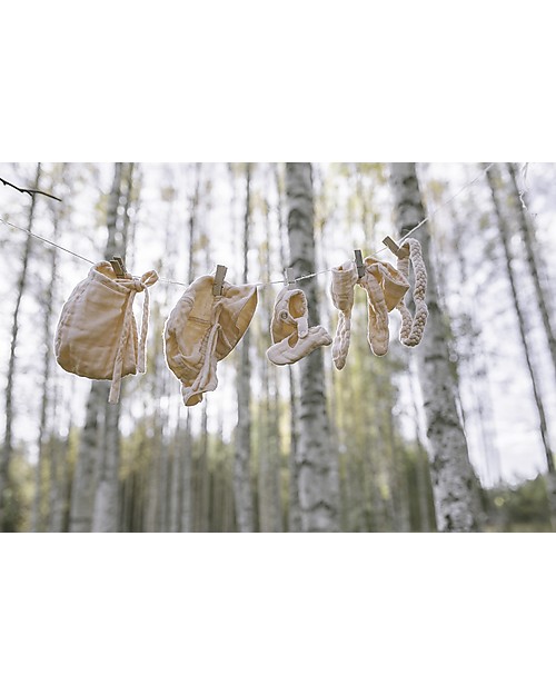 Numero 74 Sissi Baby Slippers, Pale Peach - 100% organic cotton Shoes