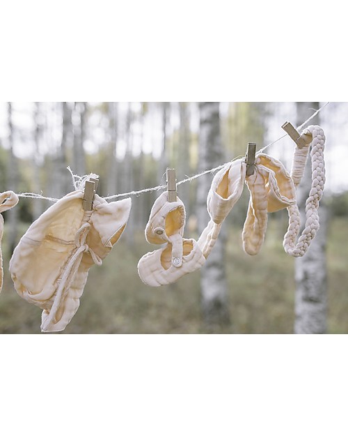 Numero 74 Sissi Baby Slippers, Pale Peach - 100% organic cotton Shoes