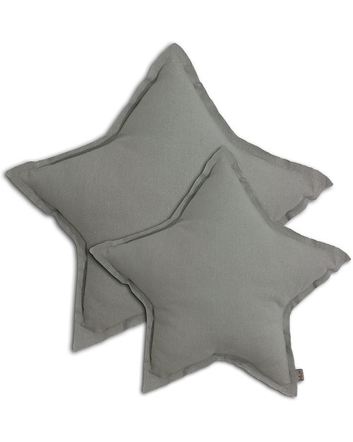 Numero 74 Star Cushion Small - Silver Grey Cushions