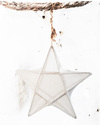 Numero 74 Star Lantern Small 30 x 30 cm - Natural - 100% Cotton Bedside Lamps
