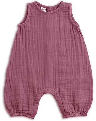 Numero 74 Stef Combi Baby One Piece, Baobab Rose - 100% cotton (9-12 months) Dungarees