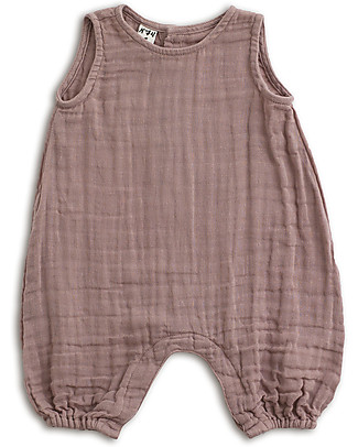 Numero 74 Stef Combi Baby One Piece, Dusty Pink - 100% cotton (9-12 months) Dungarees