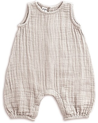 Numero 74 Stef Combi Baby One Piece - Powder - 100% cotton (3-6 months) Dungarees