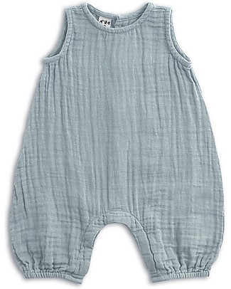 Numero 74 Stef Combi Baby One Piece, Sweet Blue - 100% cotton (9-12 months) Dungarees