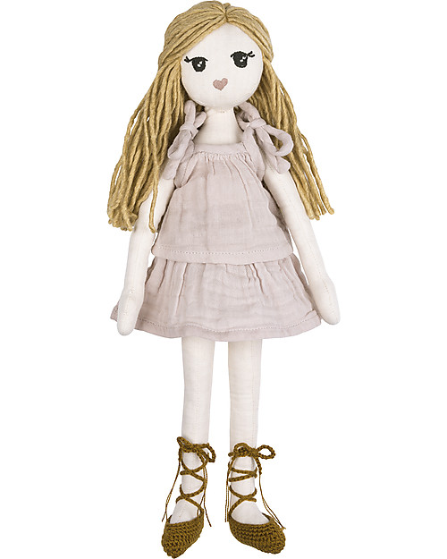 Numero 74 Stella Girl Fabric Doll, Powder - Handmade product, limited edition! Dolls