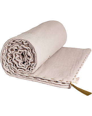 Numero 74 Summer Blanket 110 x 160 - Powder - Cotton Muslin Muslin Swaddle