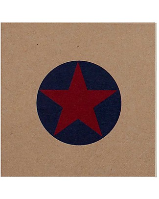 Numero 74 Super Hero Notebook, Red Star - Perfect party favour Party Favours