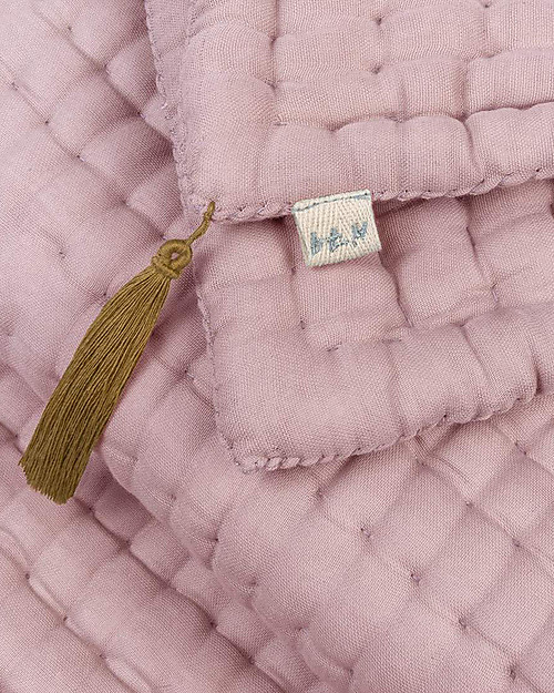 Numero 74 Tatami Quilt 90x180 cm - Dusty Pink - 100% organic cotton Duvet Sets