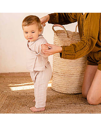 Numero 74 Theo Pants - Powder - 100% GOTS Organic Cotton Trousers