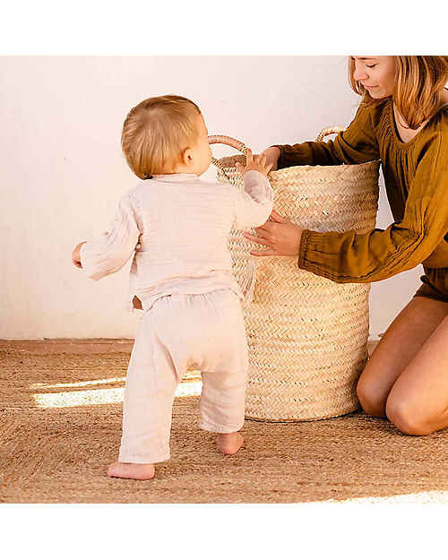 Numero 74 Theo Pants - Powder - 100% GOTS Organic Cotton Trousers