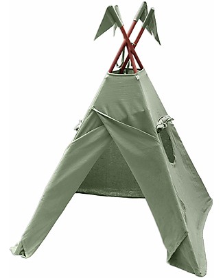 Numero 74 Tipi Tent - Sage Green - 100% Thai Cotton Tepees & Tents