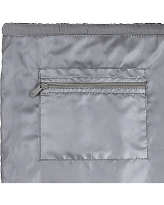 Numero 74 Waterproof Drawstring Bag "Nomad Gymsack", Stone Grey - Organic cotton Small Backpacks