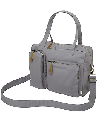 Numero 74 Waterproof Multipurpose Bag, Stone Grey - Organic cotton Large Backpacks